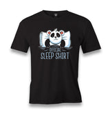 Official Sleep Tshirt Panda Sleeping Men's Black Tshirt - Premium  from W.E.N.S. WIND - Just 6490! Shop now at W.E.N.S. WIND