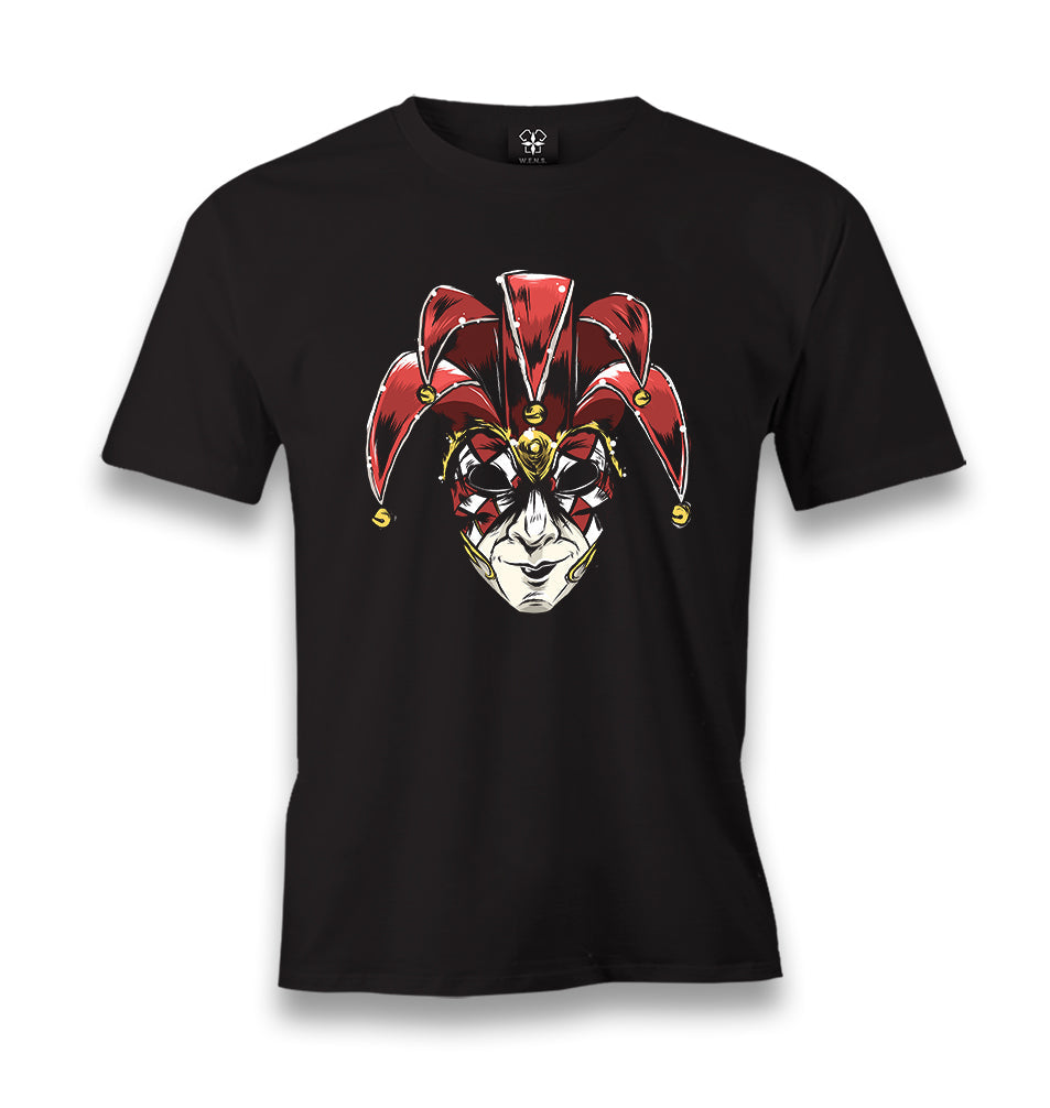 A Red Venetian Mask Mardi Gras Men's Black Tshirt - Premium  from W.E.N.S. WIND - Just 6490! Shop now at W.E.N.S. WIND