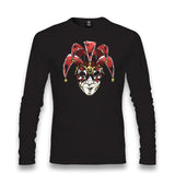 A Red Venetian Mask Mardi Gras Unisex Black Longsleeve - Premium  from W.E.N.S. WIND - Just 7990! Shop now at W.E.N.S. WIND
