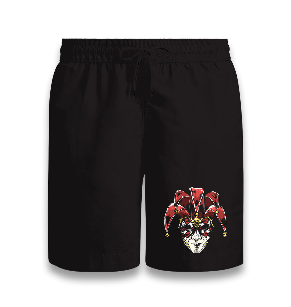 A Red Venetian Mask Mardi Gras Black Shorts - Premium  from W.E.N.S. WIND - Just 7990! Shop now at W.E.N.S. WIND