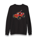 Remote Control Red Car Toy Unisex Black Sweatshirt - Premium  from W.E.N.S. WIND - Just 10990! Shop now at W.E.N.S. WIND