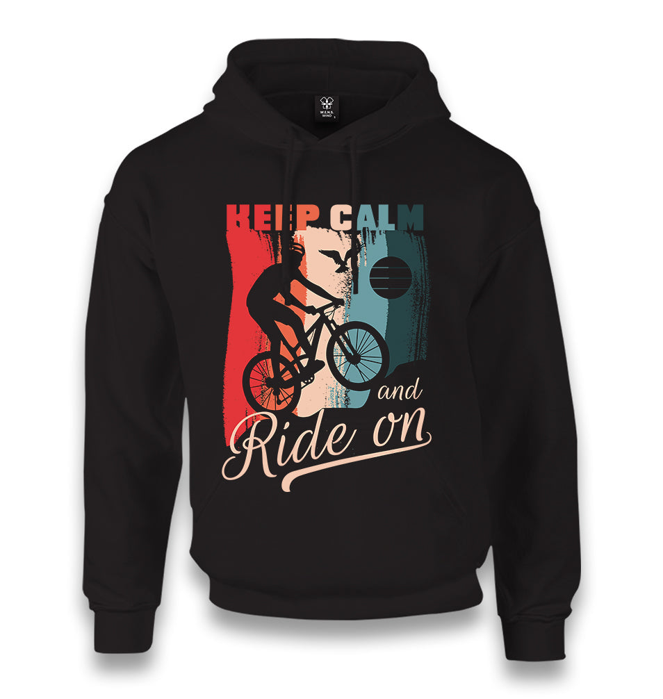 Bicycle Ride On Unisex Black Hoodie - Premium  from W.E.N.S. WIND - Just 11990! Shop now at W.E.N.S. WIND