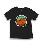 Game Controller Level Completed Kid's Black T-shirt - Premium  from W.E.N.S. WIND - Just 5990! Shop now at W.E.N.S. WIND