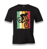 Riding Bicycle Retro Men's Black Tshirt - Premium  from W.E.N.S. WIND - Just 6490! Shop now at W.E.N.S. WIND