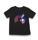 Samurai with a Sword Under Moons Kid's Black T-shirt - Premium  from W.E.N.S. WIND - Just 5990! Shop now at W.E.N.S. WIND