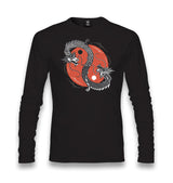 Two Dragons Yin Yang Unisex Black Longsleeve - Premium  from W.E.N.S. WIND - Just 7990! Shop now at W.E.N.S. WIND