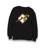 Double Seat Stunt on a Motorcycle Kid's Black Sweatshirt - Premium  from W.E.N.S. WIND - Just 7990! Shop now at W.E.N.S. WIND