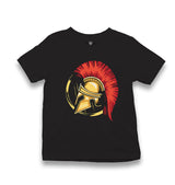 Spartan Warrior Helmet Kid's Black T-shirt - Premium  from W.E.N.S. WIND - Just 5990! Shop now at W.E.N.S. WIND