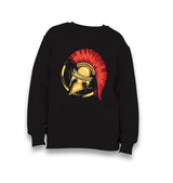 Spartan Warrior Helmet Kid's Black Sweatshirt - Premium  from W.E.N.S. WIND - Just 7990! Shop now at W.E.N.S. WIND