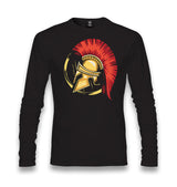 Spartan Warrior Helmet Unisex Black Longsleeve - Premium  from W.E.N.S. WIND - Just 7990! Shop now at W.E.N.S. WIND