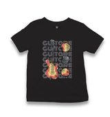 Electric Guitar and Parts Kid's Black T-shirt - Premium  from W.E.N.S. WIND - Just 5990! Shop now at W.E.N.S. WIND