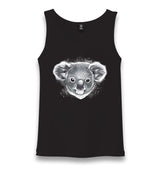 Koala Bear Head Unisex Black Tank Top - Premium  from W.E.N.S. WIND - Just 6490! Shop now at W.E.N.S. WIND