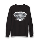 Koala Bear Head Unisex Black Sweatshirt - Premium  from W.E.N.S. WIND - Just 10990! Shop now at W.E.N.S. WIND
