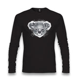 Koala Bear Head Unisex Black Longsleeve - Premium  from W.E.N.S. WIND - Just 7990! Shop now at W.E.N.S. WIND