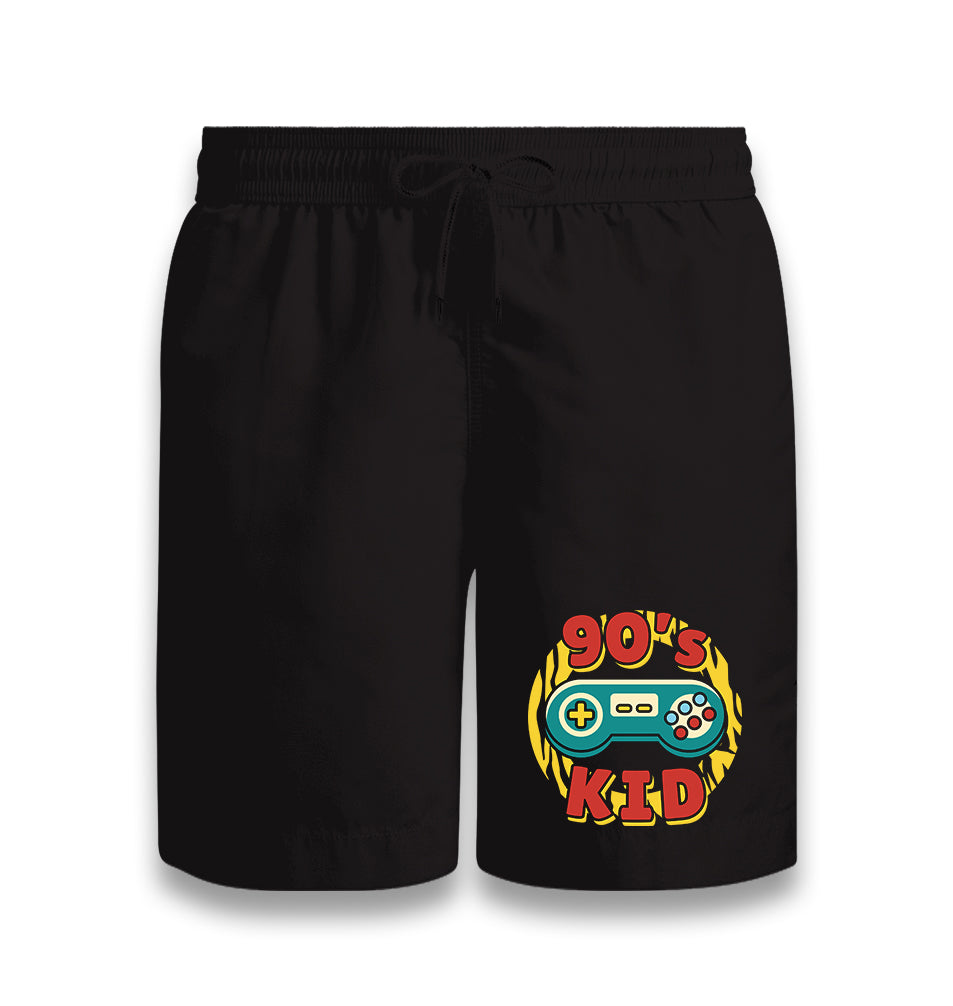 Game Controller 90's Kid Black Shorts - Premium  from W.E.N.S. WIND - Just 7990! Shop now at W.E.N.S. WIND