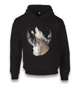 Wolf Howling - Moon Unisex Black Hoodie - Premium  from W.E.N.S. WIND - Just 11990! Shop now at W.E.N.S. WIND