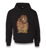 Owl with its Head Turned Sideways Unisex Black Hoodie - Premium  from W.E.N.S. WIND - Just 11990! Shop now at W.E.N.S. WIND