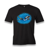 Scuba Diver Men's Black Tshirt - Premium  from W.E.N.S. WIND - Just 6490! Shop now at W.E.N.S. WIND