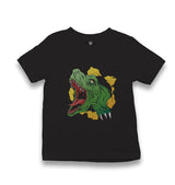 Dinosaur Tearing Up the Tshirt Kid's Black T-shirt - Premium  from W.E.N.S. WIND - Just 5990! Shop now at W.E.N.S. WIND