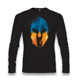 Two Colors Spartan Helmet Unisex Black Longsleeve - Premium  from W.E.N.S. WIND - Just 7990! Shop now at W.E.N.S. WIND