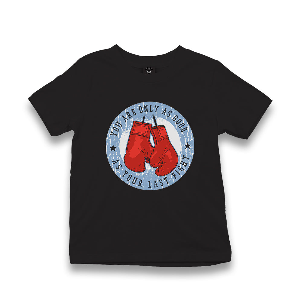 Your Last Fight Boxing Gloves Kid's Black T-shirt - Premium  from W.E.N.S. WIND - Just 5990! Shop now at W.E.N.S. WIND