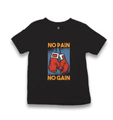 No Pain No Gain Boxing Gloves Kid's Black T-shirt - Premium  from W.E.N.S. WIND - Just 5990! Shop now at W.E.N.S. WIND