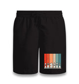 Chess Pieces Retro Black Shorts - Premium  from W.E.N.S. WIND - Just 7990! Shop now at W.E.N.S. WIND