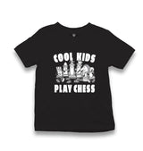 Cool Kids Play Chess Kid's Black T-shirt - Premium  from W.E.N.S. WIND - Just 5990! Shop now at W.E.N.S. WIND