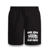 Cool Kids Play Chess Black Shorts - Premium  from W.E.N.S. WIND - Just 7990! Shop now at W.E.N.S. WIND