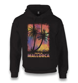 Summer Mallorca Palm Trees Unisex Black Hoodie - Premium  from W.E.N.S. WIND - Just 11990! Shop now at W.E.N.S. WIND