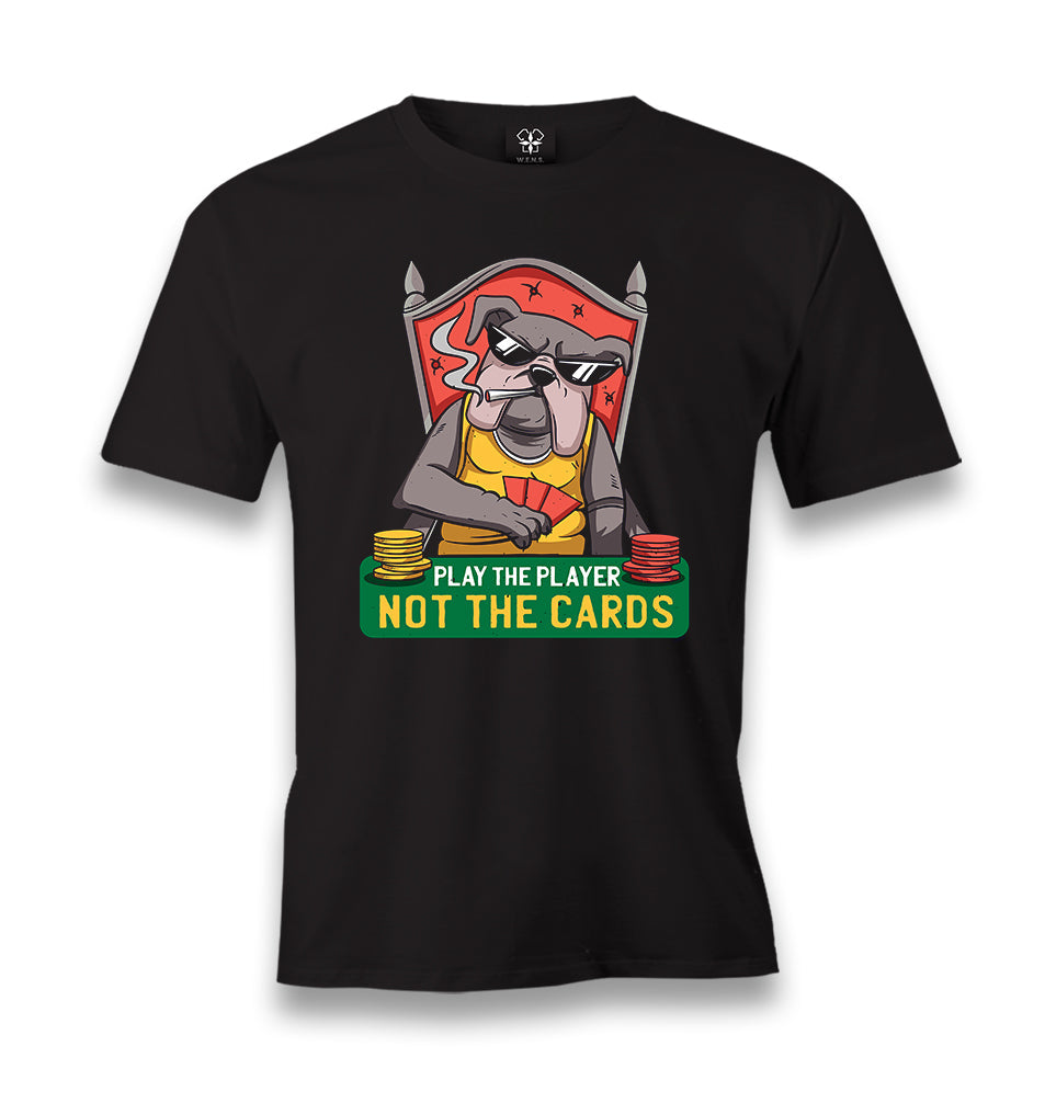 Gambler Dog Men's Black Tshirt - Premium  from W.E.N.S. WIND - Just 6490! Shop now at W.E.N.S. WIND