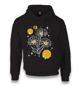 Flowers with Stars Unisex Black Hoodie - Premium  from W.E.N.S. WIND - Just 11990! Shop now at W.E.N.S. WIND