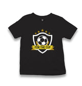 Soccer Logo for the Cup Kid's Black T-shirt - Premium  from W.E.N.S. WIND - Just 5990! Shop now at W.E.N.S. WIND