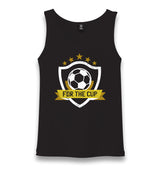 Soccer Logo for the Cup Unisex Black Tank Top - Premium  from W.E.N.S. WIND - Just 6490! Shop now at W.E.N.S. WIND