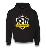 Soccer Logo for the Cup Unisex Black Hoodie - Premium  from W.E.N.S. WIND - Just 11990! Shop now at W.E.N.S. WIND