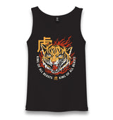 Chinese Tiger King of All Beasts Unisex Black Tank Top - Premium  from W.E.N.S. WIND - Just 6490! Shop now at W.E.N.S. WIND