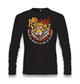 Chinese Tiger King of All Beasts Unisex Black Longsleeve - Premium  from W.E.N.S. WIND - Just 7990! Shop now at W.E.N.S. WIND