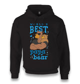 World's Best Papa Bear Unisex Black Hoodie - Premium  from W.E.N.S. WIND - Just 11990! Shop now at W.E.N.S. WIND