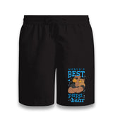 World's Best Papa Bear Black Shorts - Premium  from W.E.N.S. WIND - Just 7990! Shop now at W.E.N.S. WIND