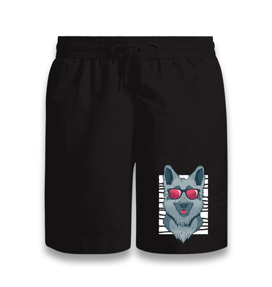 Dog with Red Sunglasses Black Shorts - Premium  from W.E.N.S. WIND - Just 7990! Shop now at W.E.N.S. WIND