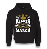 King are Born in March Quote with a Crown Unisex Black Hoodie - Premium  from W.E.N.S. WIND - Just 11990! Shop now at W.E.N.S. WIND