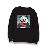 Panda with Sunglasses Reading a Book Kid's Black Sweatshirt - Premium  from W.E.N.S. WIND - Just 7990! Shop now at W.E.N.S. WIND