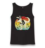 Pirate Dinosaur with Pi Number Unisex Black Tank Top - Premium  from W.E.N.S. WIND - Just 6490! Shop now at W.E.N.S. WIND
