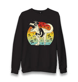 Pirate Dinosaur with Pi Number Unisex Black Sweatshirt - Premium  from W.E.N.S. WIND - Just 10990! Shop now at W.E.N.S. WIND