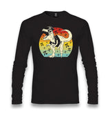 Pirate Dinosaur with Pi Number Unisex Black Longsleeve - Premium  from W.E.N.S. WIND - Just 7990! Shop now at W.E.N.S. WIND