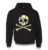 Pirate Skull with an Eye Patch Unisex Black Hoodie - Premium  from W.E.N.S. WIND - Just 11990! Shop now at W.E.N.S. WIND