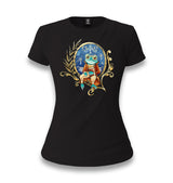 The Frog Prince Women's Black T-shirt - Premium  from W.E.N.S. WIND - Just 6490! Shop now at W.E.N.S. WIND