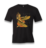 Ancient Egypt Goddess Isis and Wall Paintings Men's Black Tshirt - Premium  from W.E.N.S. WIND - Just 6490! Shop now at W.E.N.S. WIND