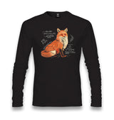 Fox Sketch with Handwritten Notes Unisex Black Longsleeve - Premium  from W.E.N.S. WIND - Just 7990! Shop now at W.E.N.S. WIND