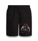 Gangster Monkey Black Shorts - Premium  from W.E.N.S. WIND - Just 7990! Shop now at W.E.N.S. WIND